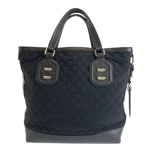 Gucci GG Neoprene Leather Nylon Tote Bag - Picture 1 of 10